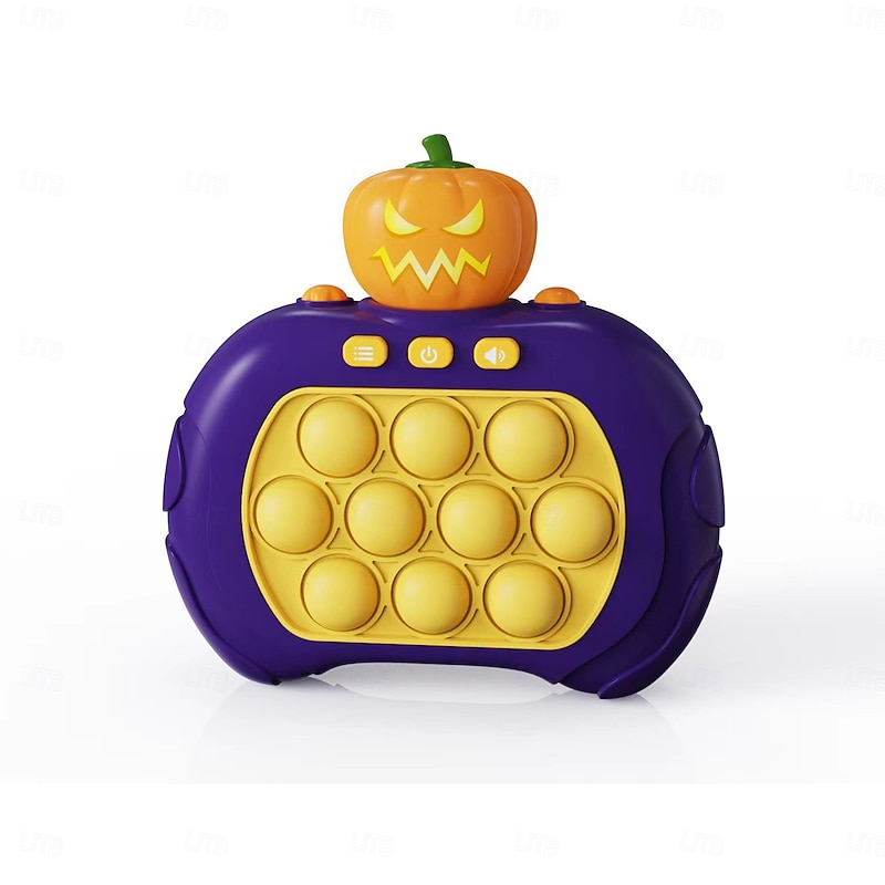 Halloween Pop Game Fidget Toys for Kids and Adults Quick Push Pop Puzzle Light up Fidget Toy 8-12 Fast Push Bubble Sensory Toys for Kids Ages 3-124
