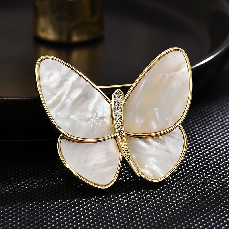 Brooches Classic Retro Butterfly Elegant Fashion Luxury Brooch Jewelry Silver Gold For Wedding Party Gift Engagement Prom Festival - Main Image