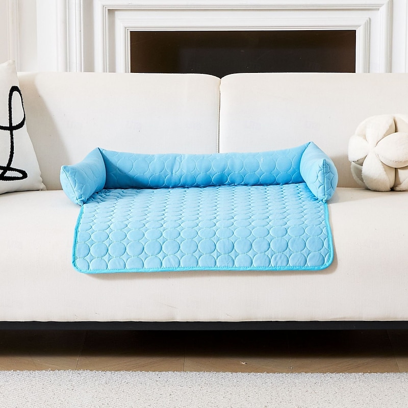 Pet Cooling Mat For Cats And Dogs Sofa Protector Car Seat Cover Bed Cushion Kennel Pad Washable Non Slip Comfortable Summer Sleeping Pad Home Travel Pet Supplies3