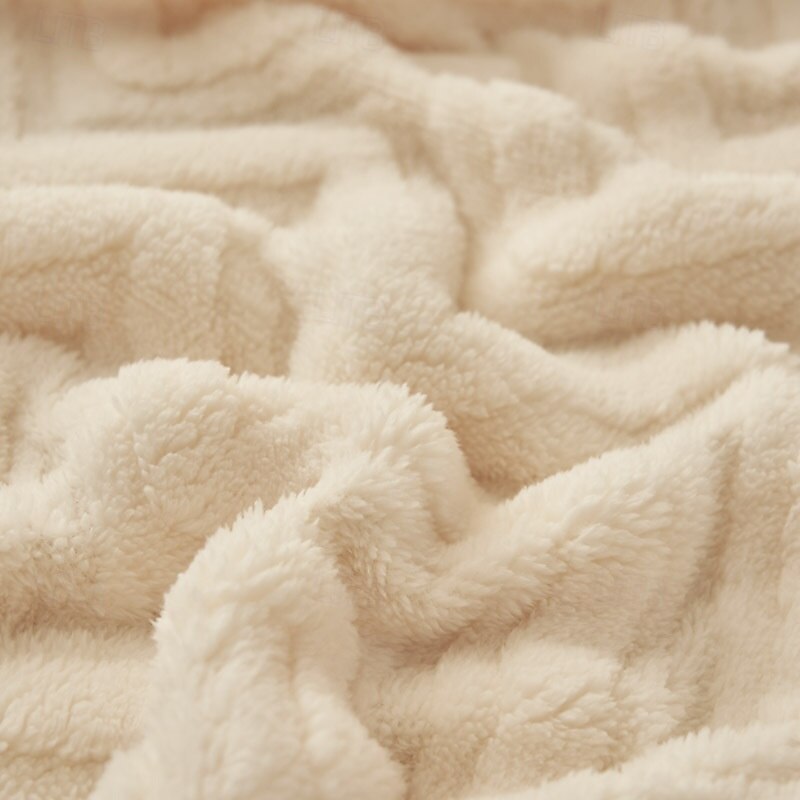 Thick Milk Velvet Blanket, Soft Coral Fleece Throw for Bed, Office Nap, or Cozy Winter Cover3