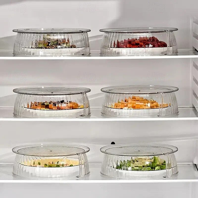 Microwave Splatter Cover with Handle – Heat Resistant Food Grade Plastic Lid for Reheating, Baking, and Outdoor Cooking2