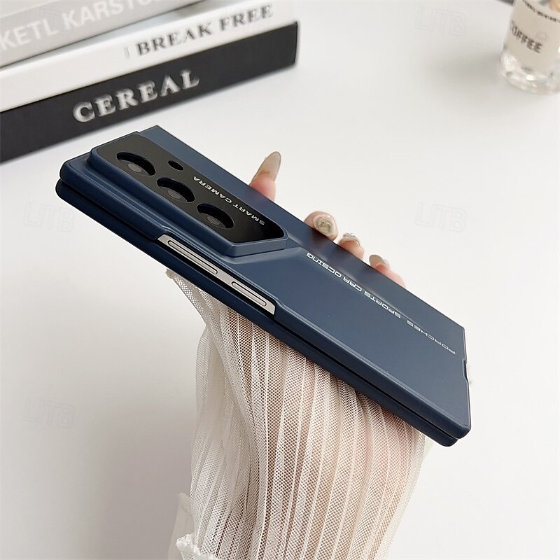 Phone Case For Samsung Galaxy Z Fold 7 Z Fold 6 Z Fold 5 Z Fold 4 Back Cover with Screen Protector Full Body Protective Camera Lens Protector Retro Armor PC4