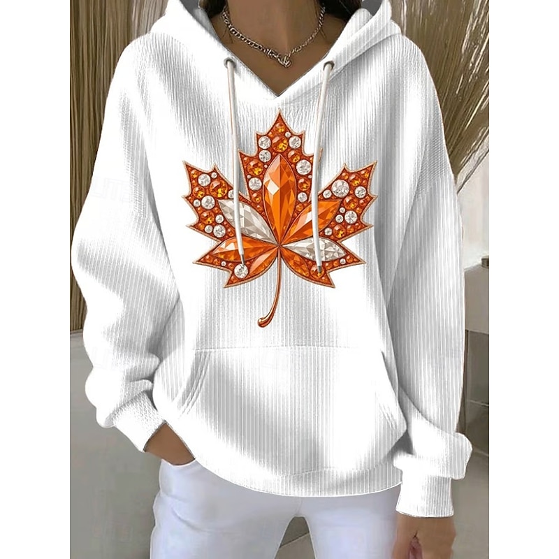 Women's Pullover Hoodie Sweatshirt Letter Fashion Casual Long Sleeve Hooded Regular Tops Street Dailywear Casual Drawstring Patchwork Pocket Black White Orange Fall Winter GOD IS GOOD4