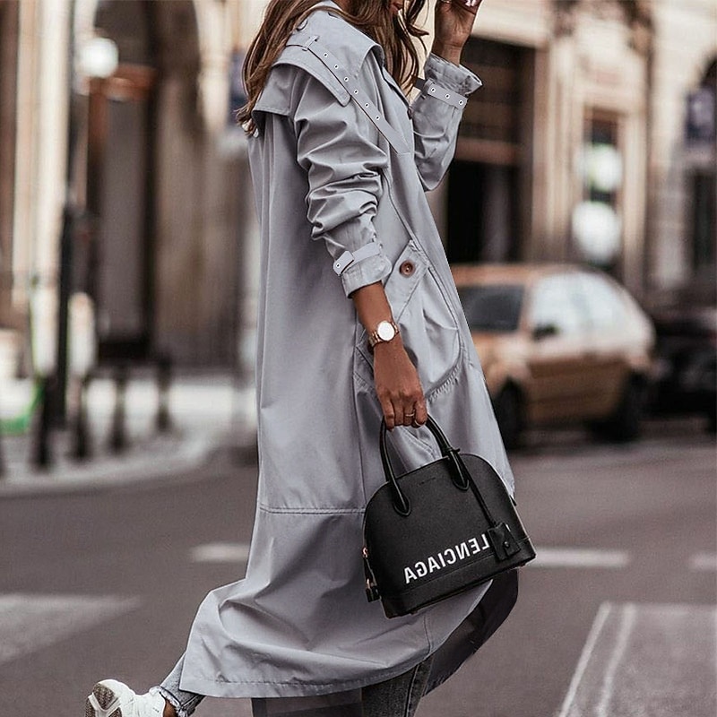 Women's Sherpa Jacket Comfortable Breathable Drawstring Elegant Casual Plain Vacation Street Casual Daily Wear Open Front Long Hooded Regular Fit Long Sleeve Outerwear Black Green Gray Spring Fall3