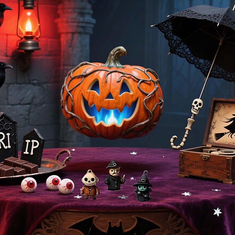 7/15/31 Days Nights of Fright Halloween Countdown Box with Figurines Halloween Advent Calendar 2025 Gift Box Scary Doll Collectible Horror Figures Hanging Charms & Mini Decorations4