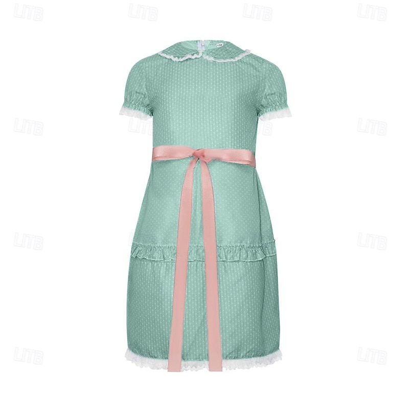 Ghost Twins Halloween Dress The Shining Cosplay Horror Kid's Women's Carnival Masquerade Dailywear Easy Halloween Costumes Dress Up2