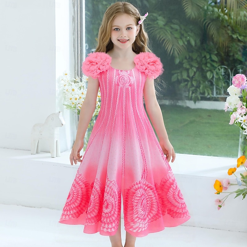 Witch Glinda Costume Fancy Dress Cosplay Movie Cosplay for Girls' Kid's Halloween Carnival Performance Comic Con Anime Expo