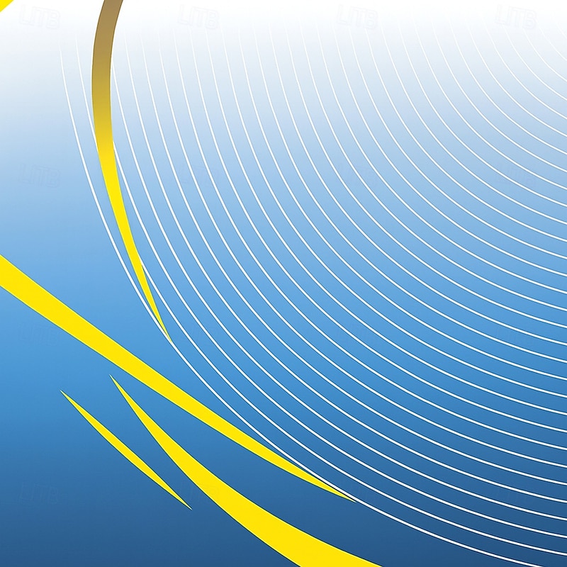 Men's Geometic Line Polo Long Sleeve Polo Shirts Lapel Casual Athleisure Daily Wear 3D Print Buttons Spring Fall Winter Blue Purple Green4