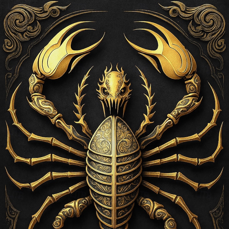 Men's 3D Scorpion Hoodie Sweatshirt Cool Party Crew Neck Club Streetwear Black Drawstring Fall Winter Designer2