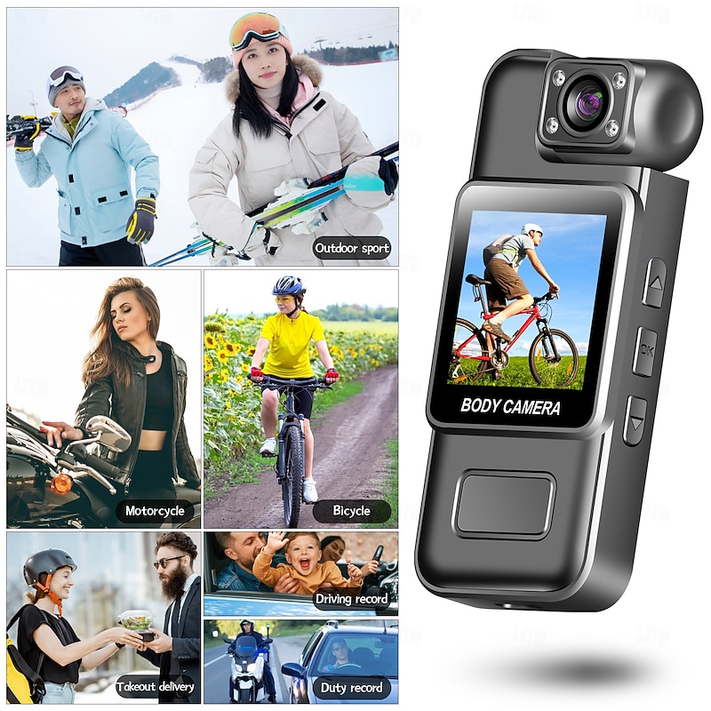 S72 Action Camera Portable Rechargeable Recording Image and Video Function Mini WIFI Control 1.7 inch 2.0MP CMOS 1080p Street4