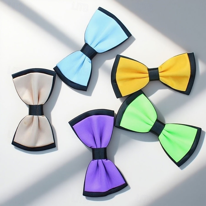 Men's Bow Tie Office / Business Traditional / Classic Solid / Plain Color Formal Evening Date Quinceañera & Sweet Sixteen