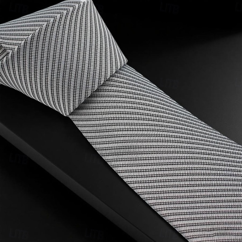 Men's Ties Classic Stripes and Plaid Boho Paisley Damask Formal Evening Date Party & Evening