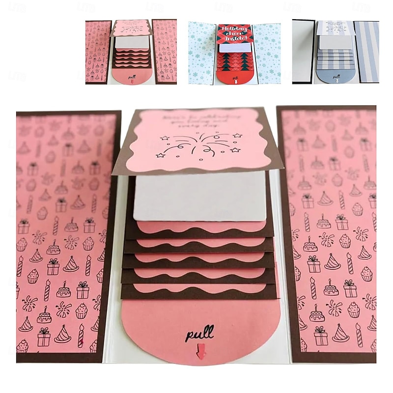 Christmas Gift Card Holder Book – Handmade Holiday Surprise, Festive Design & Heartfelt Gifting3