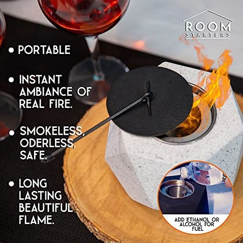 Fire Pit, Patio Balcony Fire Pit with Fire Extinguisher3