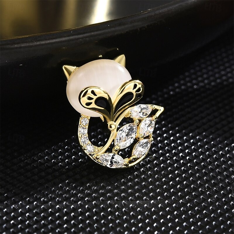 Brooches Classic Animal Elegant Fashion Simple Brooch Jewelry Gold For Wedding Party Gift Engagement Prom Festival