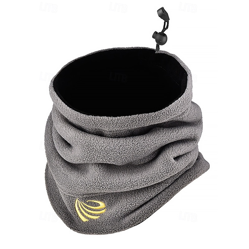 Men's Thermal Fleece Neck Warmer and Beanie Hat – Winter 2-in-1 Lined Scarf Mask for Outdoor Sports, Cycling, Skiing and Cold Weather4