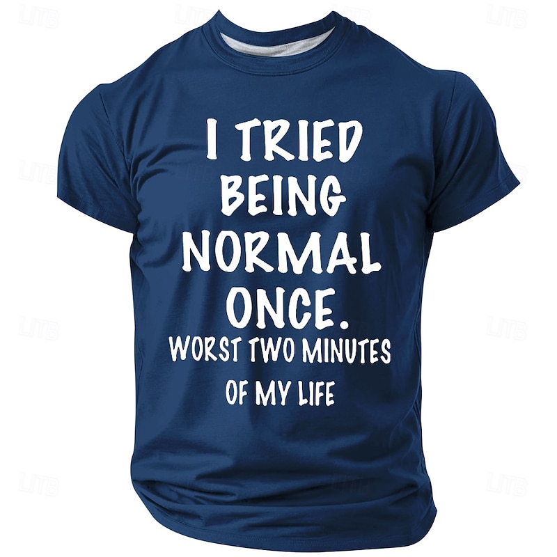 Men's Sarcastic Funny Slang T Shirt Short Sleeve T shirt 3D Print Crew Neck Shirt Fashion Daily Street Daily Black Red Blue Summer Spring Clothing Apparel S M L XL XXL XXXL2