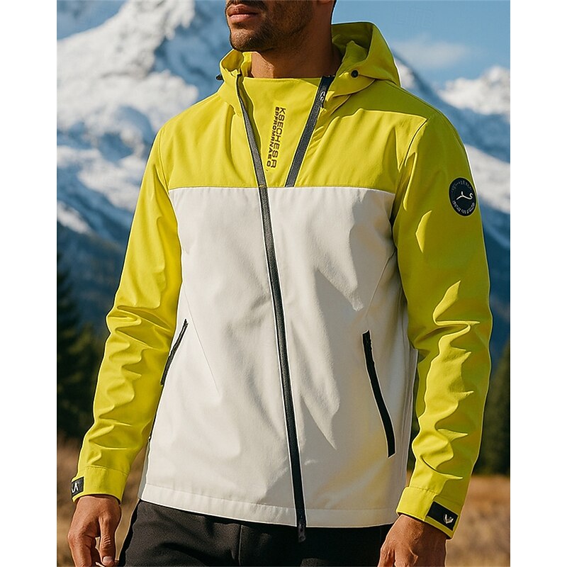 Men's Hoodie Jacket Windbreaker Outdoor Jacket Outdoor Waterproof Windproof Quick Dry Lightweight Hiking Outfits Hiking Clothes Spring Autumn / Fall Jacket Hunting Climbing Camping / Hiking / Caving3