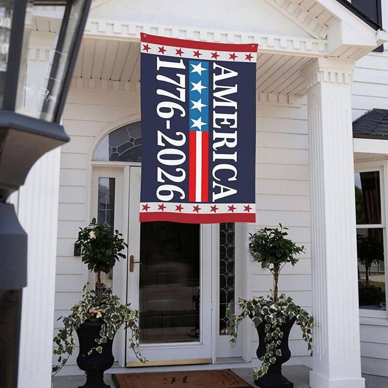 250th Birthday Flag 3x5 1776 2026 250 Years Anniversary Flag Sign 4th of July Banner Tapestry For Room Yard Sign Decor No Flagpole2