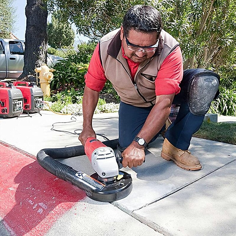 Dust Cover Angle Grinder 7Dust-free Vacuum Universal Surface Cover With 4 Locating Rings Suitable for Concrete Stone Granite.2