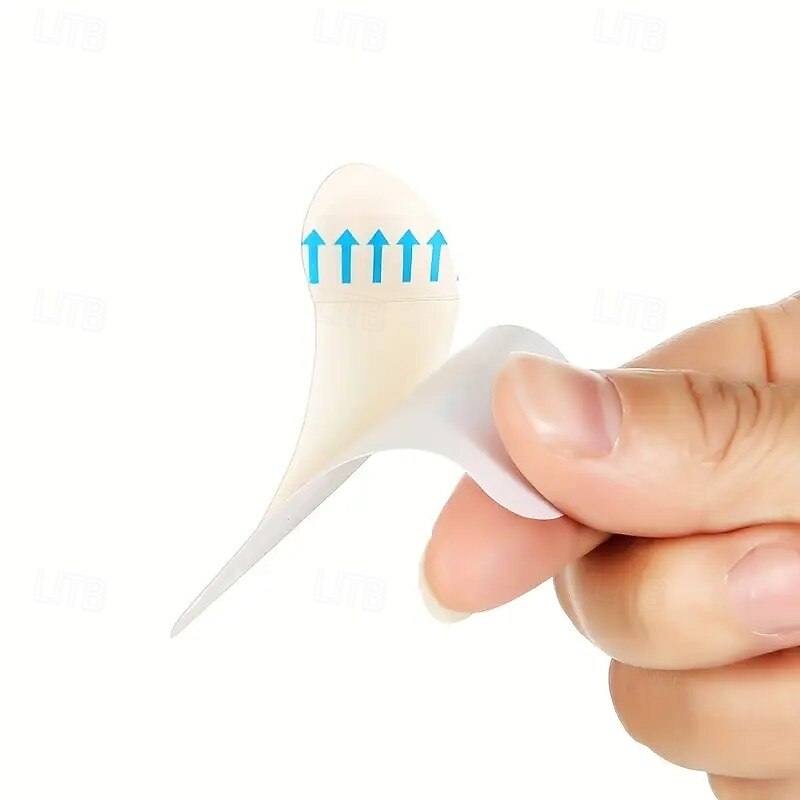 20pcs Transparent Invisible Gel Toe Pads – Thickened Anti-Friction Foot Cushions, Forefoot and Heel Gel Pads, Waterproof and Blister-Preventing Foot Care Inserts4