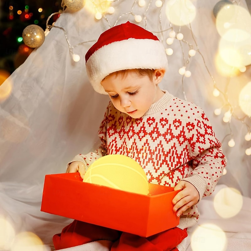 Basketball Night Light, Gifts for Fathers Dad Men Basketball lamp Room, Changing Sport Fan Room Decoration Graduation Gifts for Boy Kids4