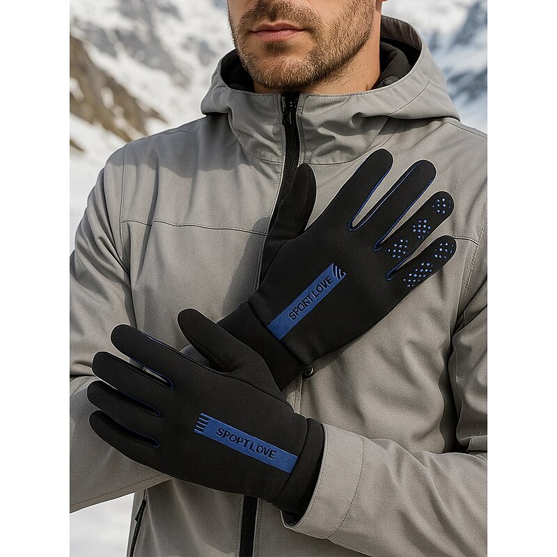 Unisex Touchscreen Waterproof Winter Gloves – Warm Thermal Outdoor Sports Gloves for Men and Women, Windproof Cycling and Hiking Use4