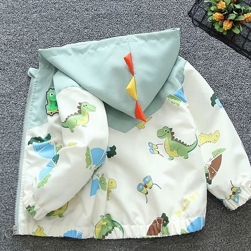 Kids Boys' Hiking Jacket Outdoor Jacket Baseball Jackets Outerwear Color Block Long Sleeve Zipper Pocket Lightweight Comfort Windproof Coat Outdoor Fashion Daily Earth Yellow Milk Green Spring Fall 42