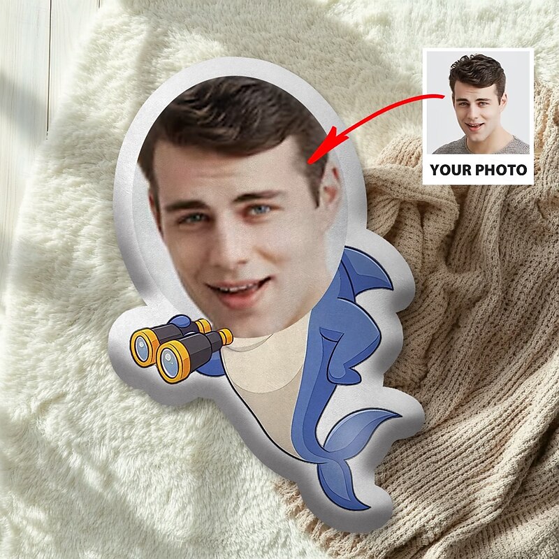 Personalized Customized Photo Face Pillow Creative DIY Humanoid Cushion Funny Birthday Gift For Friends Unique Picture Pillow Custom Photo Gifts3