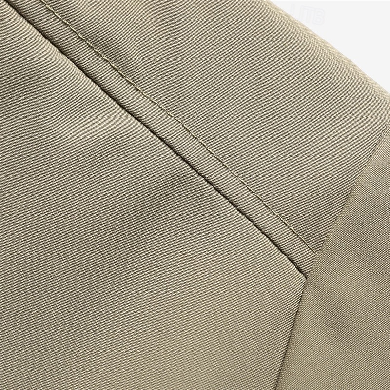 Men's Casual Jacket Hoodie Jacket Parka Vacation Daily Warm Pocket Fall Winter Plain Fashion Classic Hooded Regular Black Navy Blue Khaki Jacket4