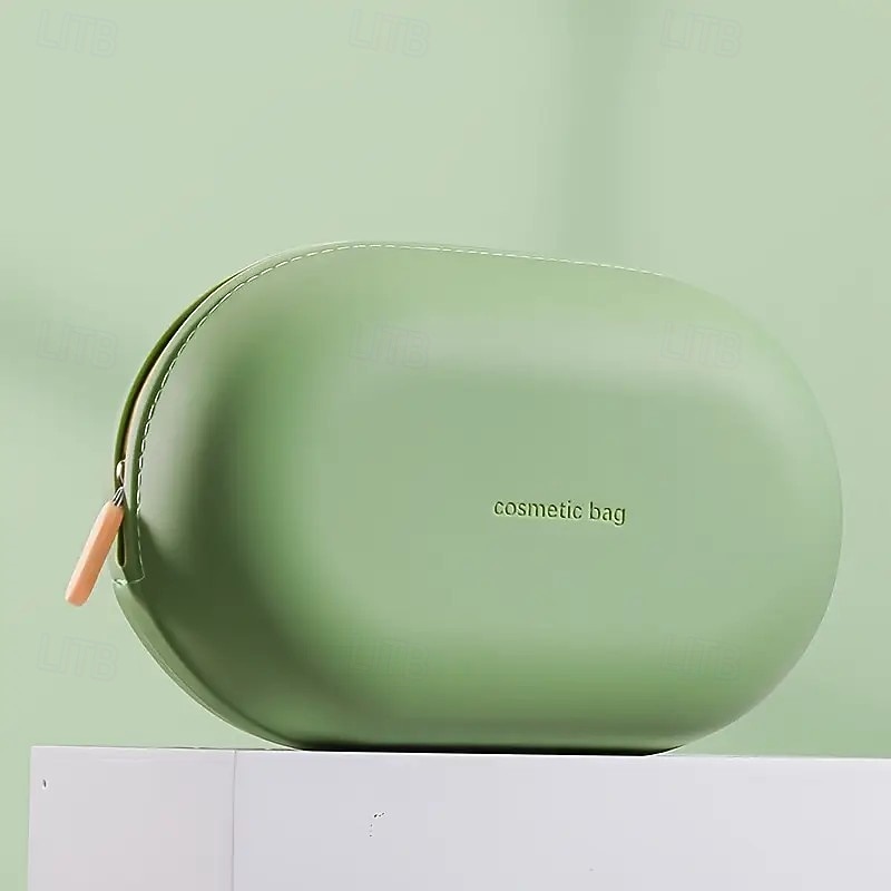 Large Capacity Silicone Toiletry Bag – Waterproof Travel Cosmetic Organizer with Multiple Compartments, Minimalist Design, Durable Zipper, Perfect for Travel & Business Trips4