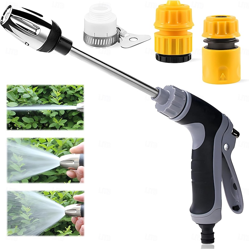 Waterblitz Pressure Washer,2025 Upgraded Waterblitz High Pressure Water,Various Spray Effects, Water Blitz Hose Nozzle with 360 Rotating