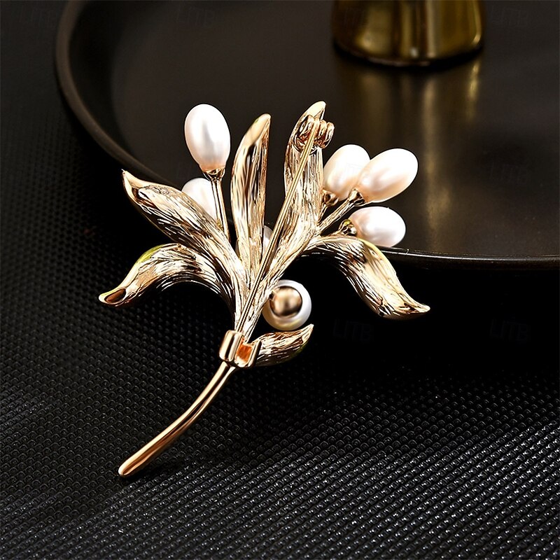 Brooches Classic Retro Geometrical Flower Elegant Fashion Personalized Simple Brooch Jewelry Green For Wedding Party Gift Engagement Prom Festival2