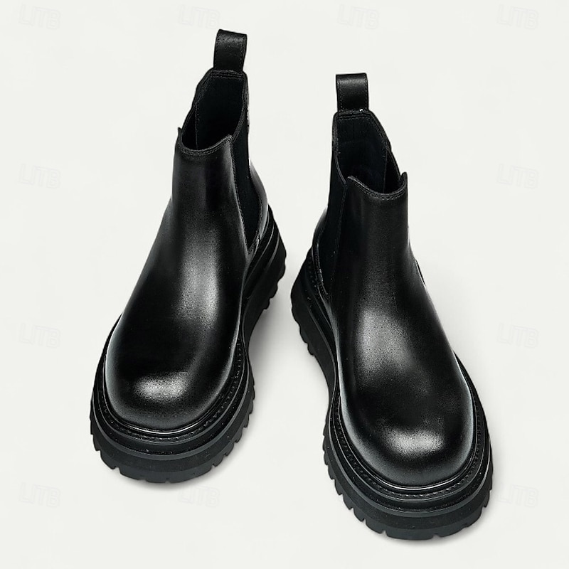 Men's Tan Suede Chelsea Boots – Classic Slip-On Ankle Boots with Durable Sole for Business Casual, Fall Outfits and Outdoor Gatherings3