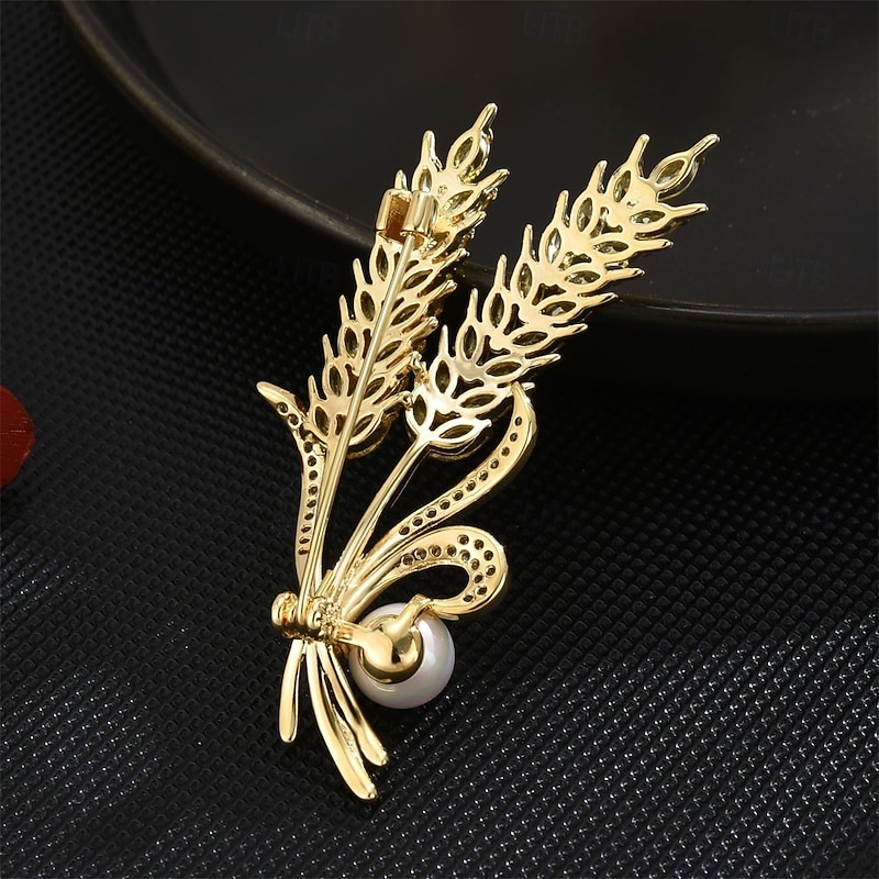 Brooches Classic Retro Geometrical Flower Elegant Fashion Personalized Simple Brooch Jewelry Gold For Wedding Party Gift Engagement Prom Festival4