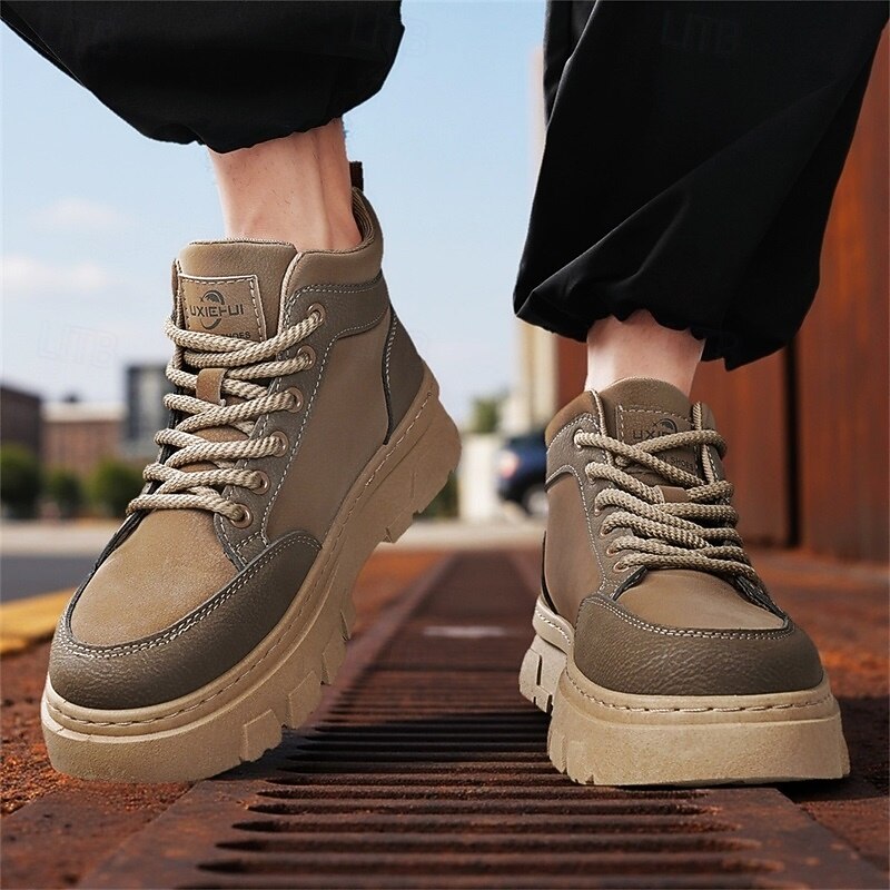 Men's High Top Casual Shoes | Comfortable Lightweight Fashion Sneakers For Daily Wear3