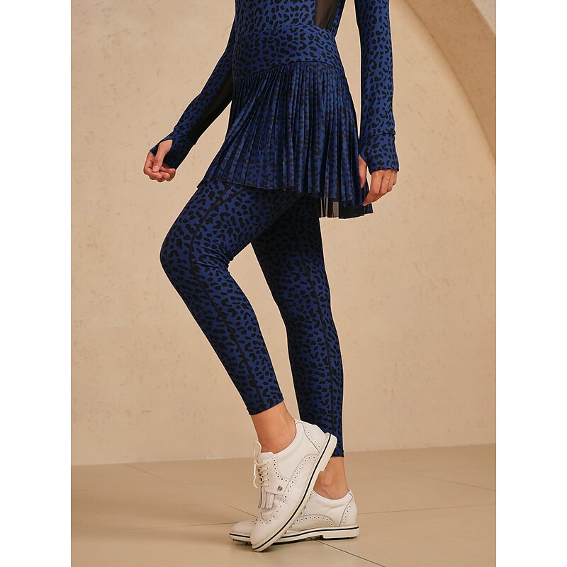 Women's Skeggings Navy Blue Skeggings Ladies Golf Attire Clothes Outfits Wear Apparel