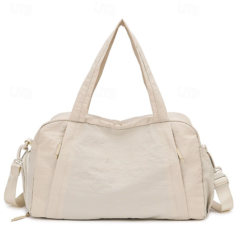 Duffel Bag / Gym Bag Workout / Travel / Sports Lightweight Oxford Cloth Shoe & Wet Compartment4