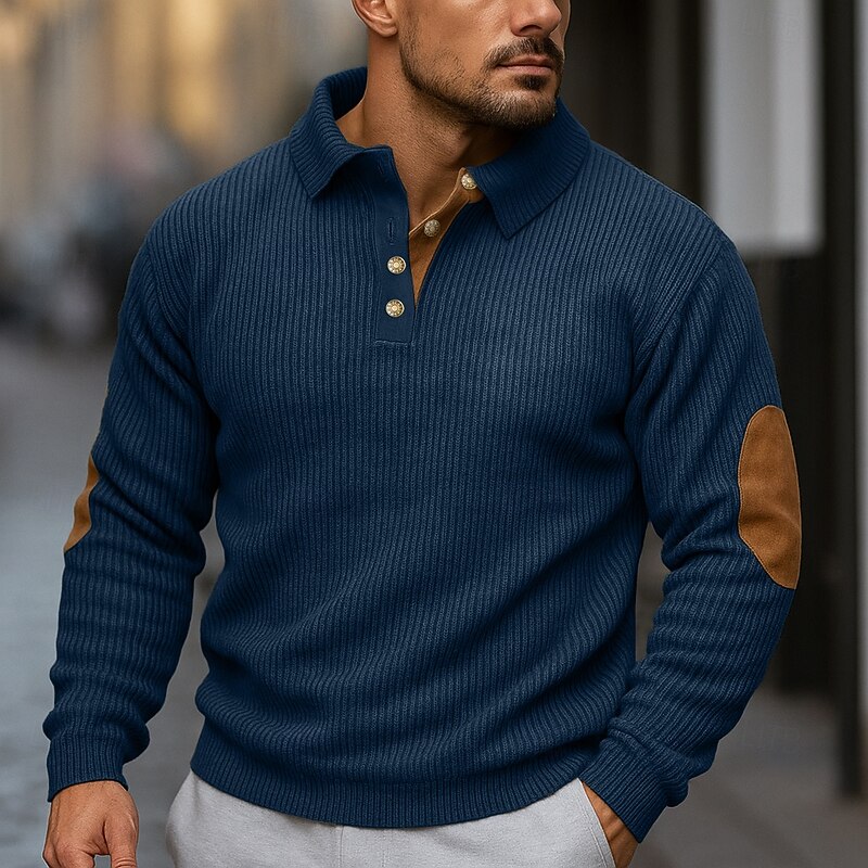 Men's Pullover Button Up Hoodie Apricot Black Blue Khaki Lapel Plain Patchwork Sports & Outdoor Casual Daily Streetwear Cool Sportswear Fall Spring &  Fall Clothing Apparel Hoodies Sweatshirts2