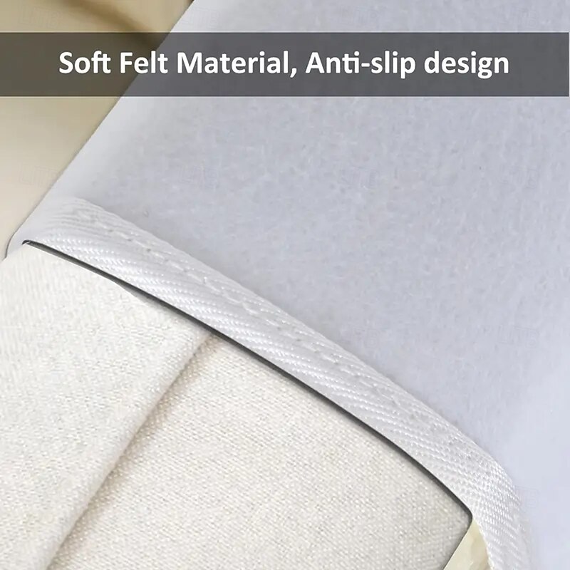 Sofa Armrest Storage Box Recliner Remote Control Bracket Armchair Side Pocket Storage Rack Including 3 Pockets Suitable for Magazines Tablets and Mobile Phones3