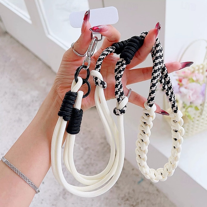 Phone Case For Lanyards Universal with Lanyard Geometric Pattern Polyester4