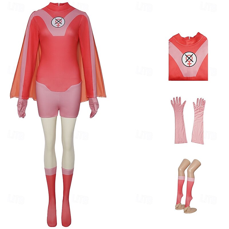 Invincible Atom Eve Superhero Omni Man Costume Bodysuits Fancy Dress Cosplay Movie Cosplay for Men's Women's Adults' Halloween Carnival Performance Comic Con Anime Expo2