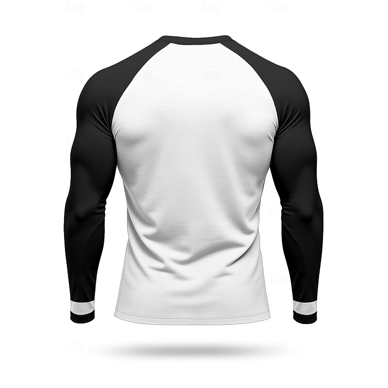 Men's Cycling Jersey Downhill Jersey Geometric Letter & Number Long Sleeve Bike Jersey Top with 3 Rear Pockets Quick Dry Soft Comfortable Moisture Wicking Sports Black Clothing Apparel2