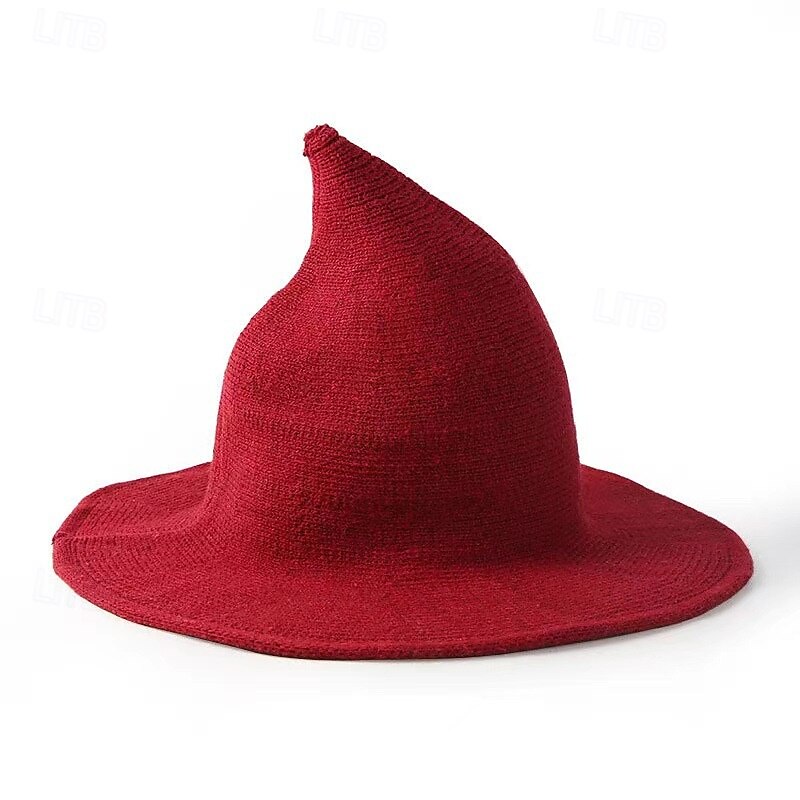 Women's Hat Party Hat Comfort Cosplay Halloween Holiday Pure Color2