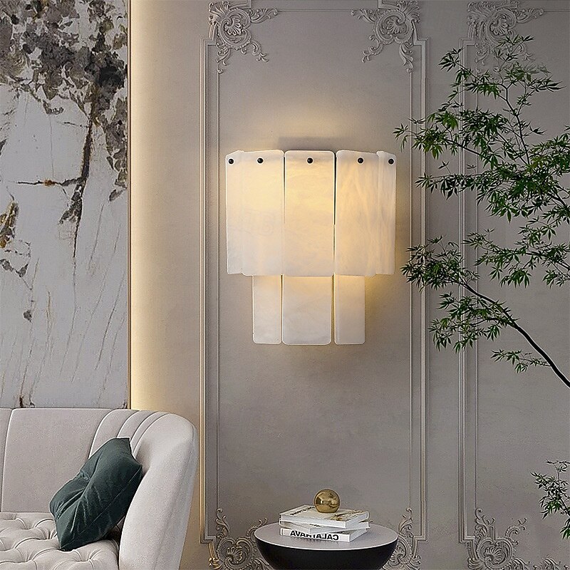 Indoor Wall Light Living Room Bedroom Metal Wall Lights Marble Wall Light Fixtures for Bedroom Bathroom4