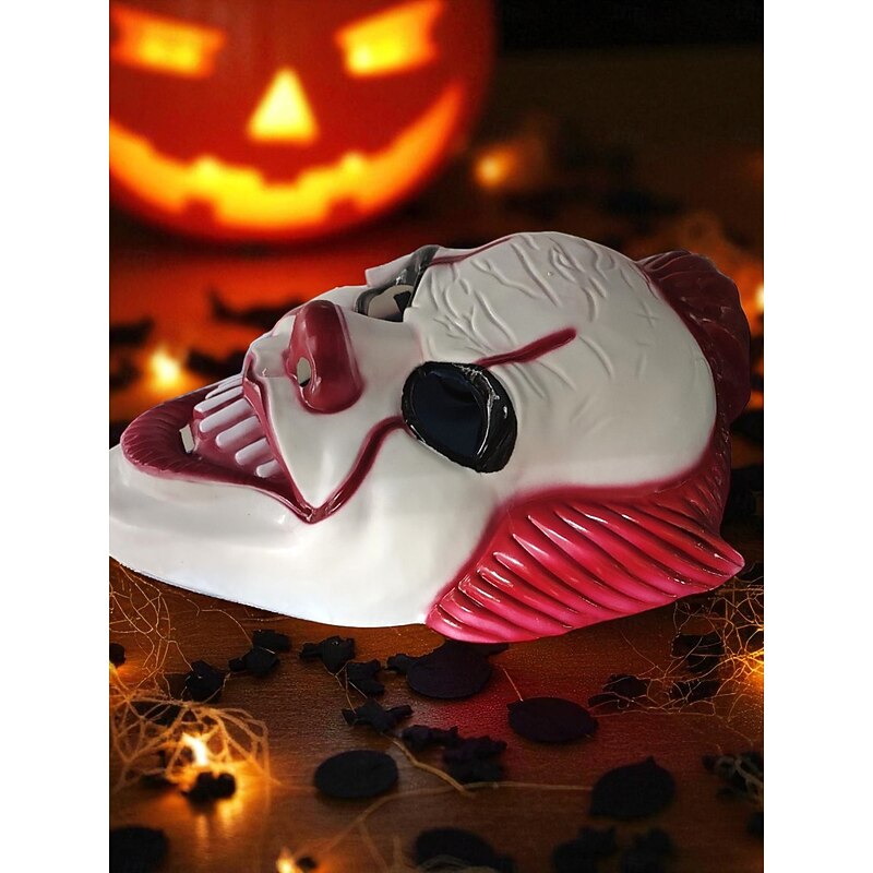 Women's Halloween Scary Clown Mask - Creepy Horror Costume Accessory for Party, Cosplay and Masquerade Events3