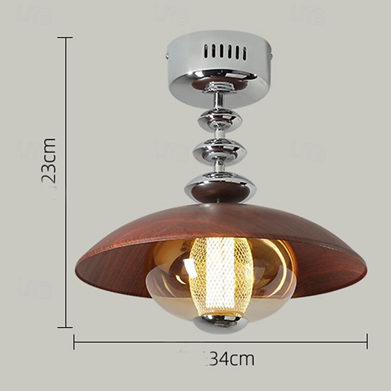 Pendant Lights Personality Restaurant Bar Counter Decoration Iron Pot Lid Pendant Lamp Industrial Metal Hanging Light Fixture Ceiling Light For Aisle2