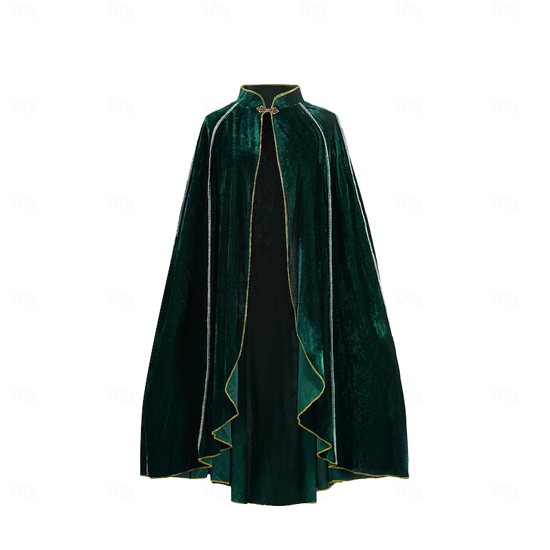 Retro Vintage Medieval Renaissance Cape Cloak Shawls Celtic Knight Fancy Dress Men's Women's Unisex Celtic Halloween Carnival Performance Party LARP Adults Cloak2