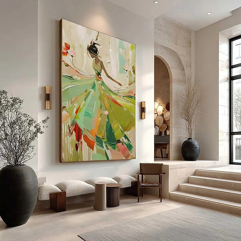 Abstract Figurative Oil Painting of Dancer2