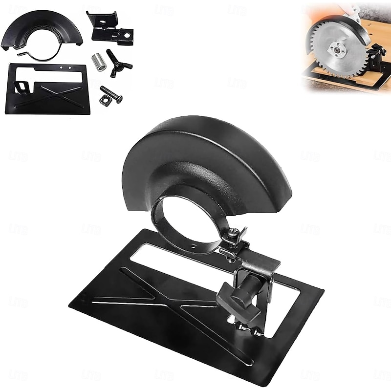 Cutting Stand Protective Cover Kit for Angle Grinder - Adjustable Cutting Protective Cover Kit, Angle Grinder Stand and Protective Shield Cover for 100-125 mm Angle Mill2